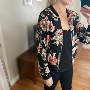 Sanctuary Floral Bomber Jacket